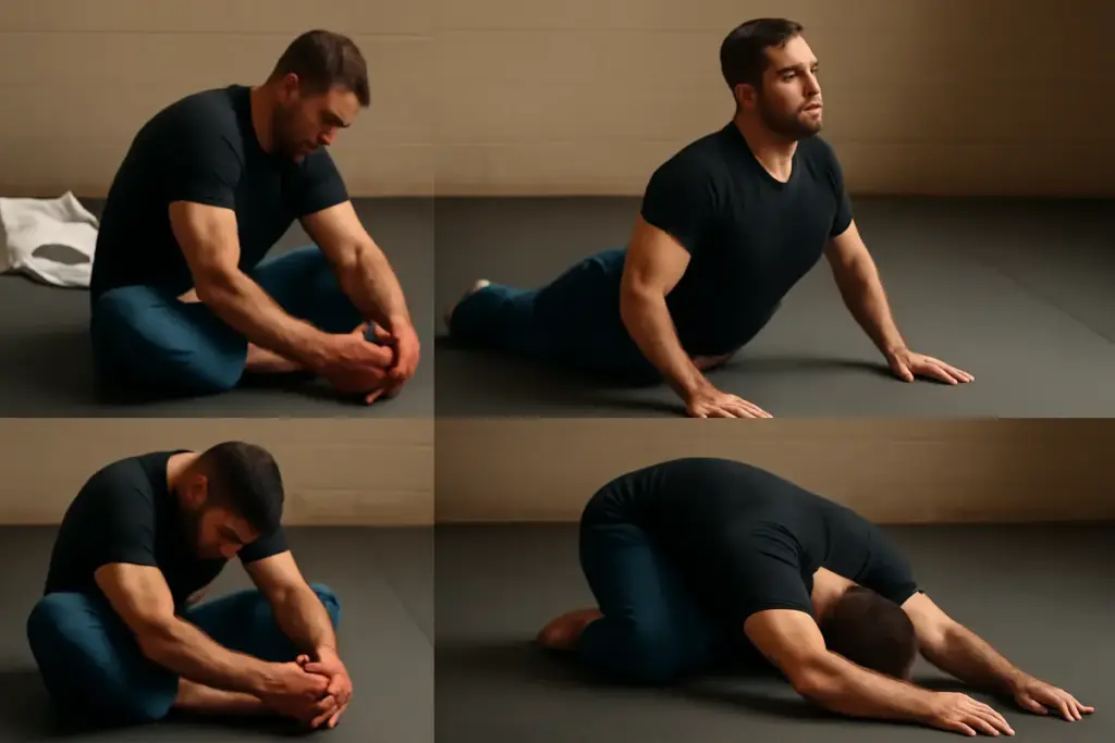 Sequenza di stretching per il dopo allenamento di jiu jitsu: la routine che favorisce il recupero