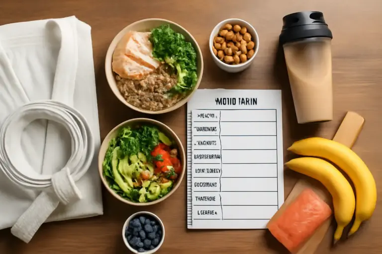 L’alimentazione ideale per chi pratica jiu jitsu: menu settimanale per migliorare la performance