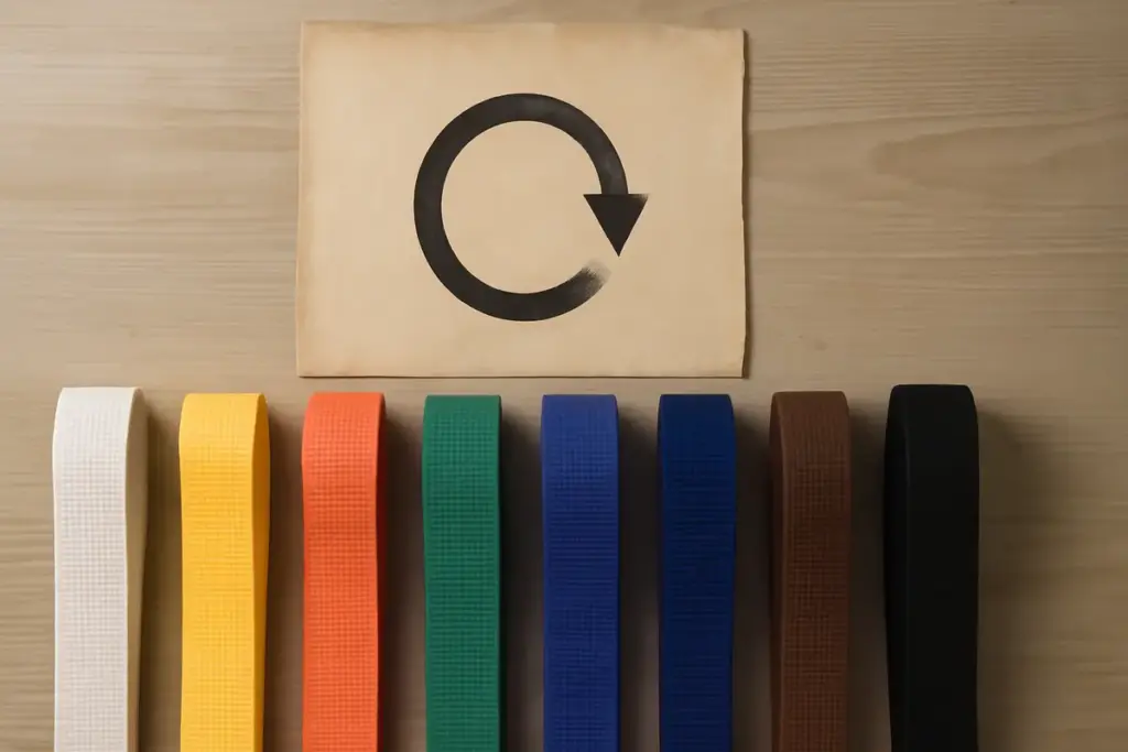 Evoluzione delle cinture nel nippon jujitsu: il motivo nascosto dietro ogni colore